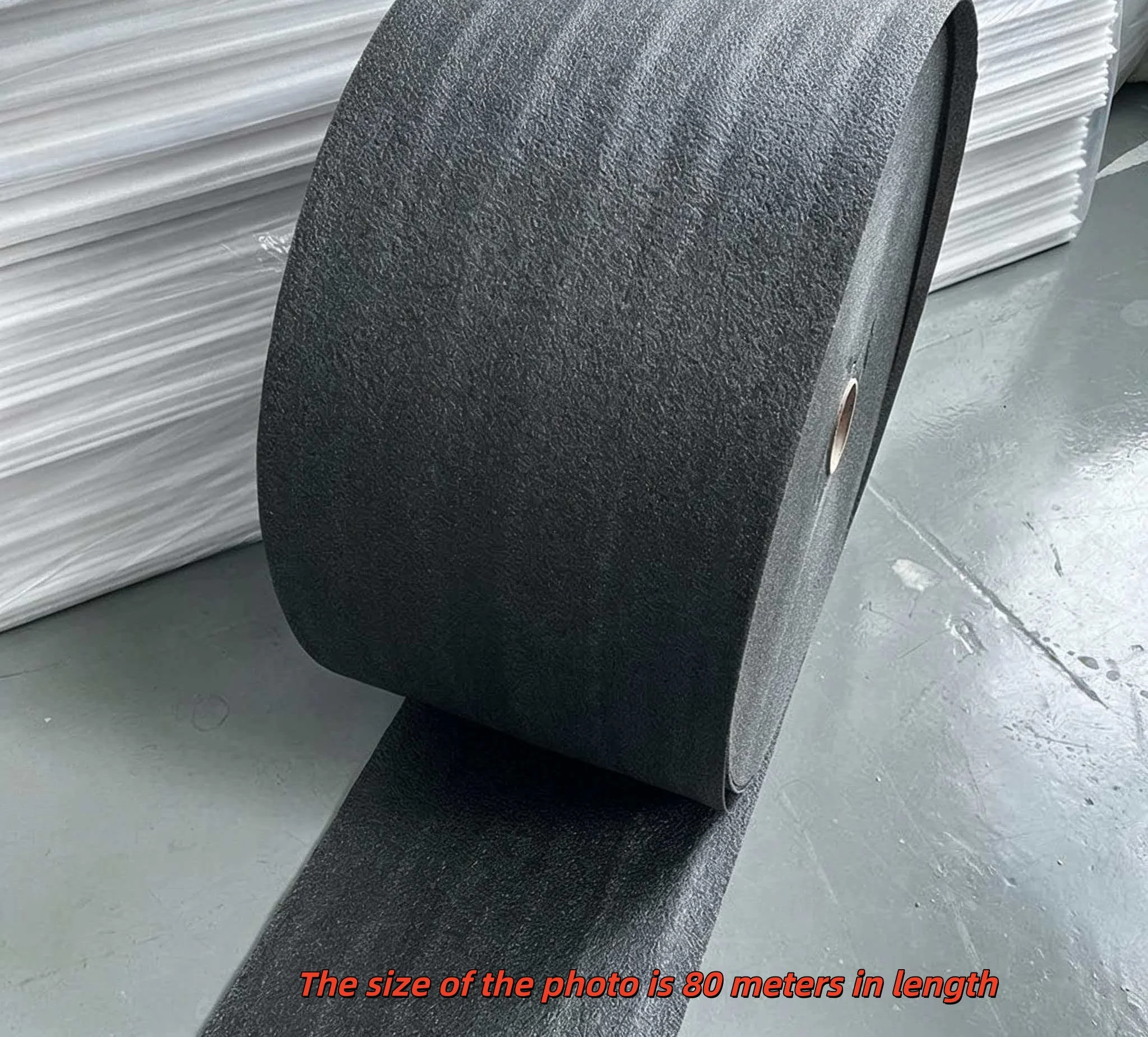 2mm Thickness, 30cm Width, 17M/23M Length, Black Pearl Cotton, Suitable for Logistics Transportation Packaging and DIY Wings