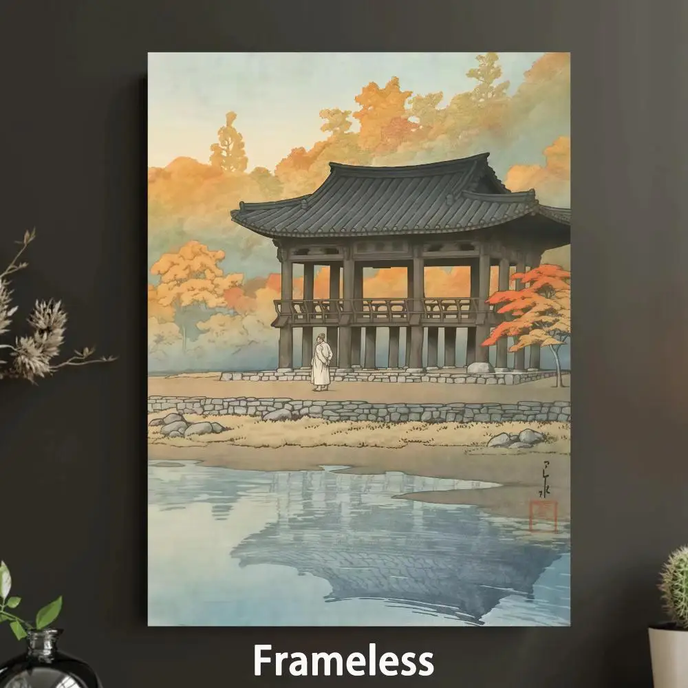 Japan Hasui Kawase Tree-lined Road Painting Calligraphy Canvas Wall Art Canvas Painting Oil Painting,wall Picture Home Decor Unf