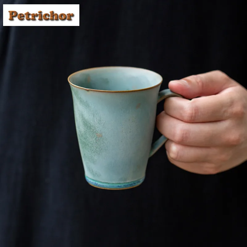 

175 мл печь Fambe Ginkgo, кофейная кружка, пара чашек с ручкой, кружка для послеобеденного чая, бутылка для напитков, личная офисная чашка для воды, чайные предметы