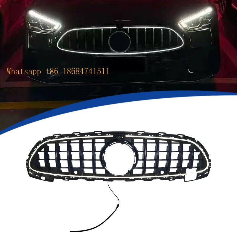 Fit 2022-2025 C Series W206 GT Style LED Illuminated Front Grille