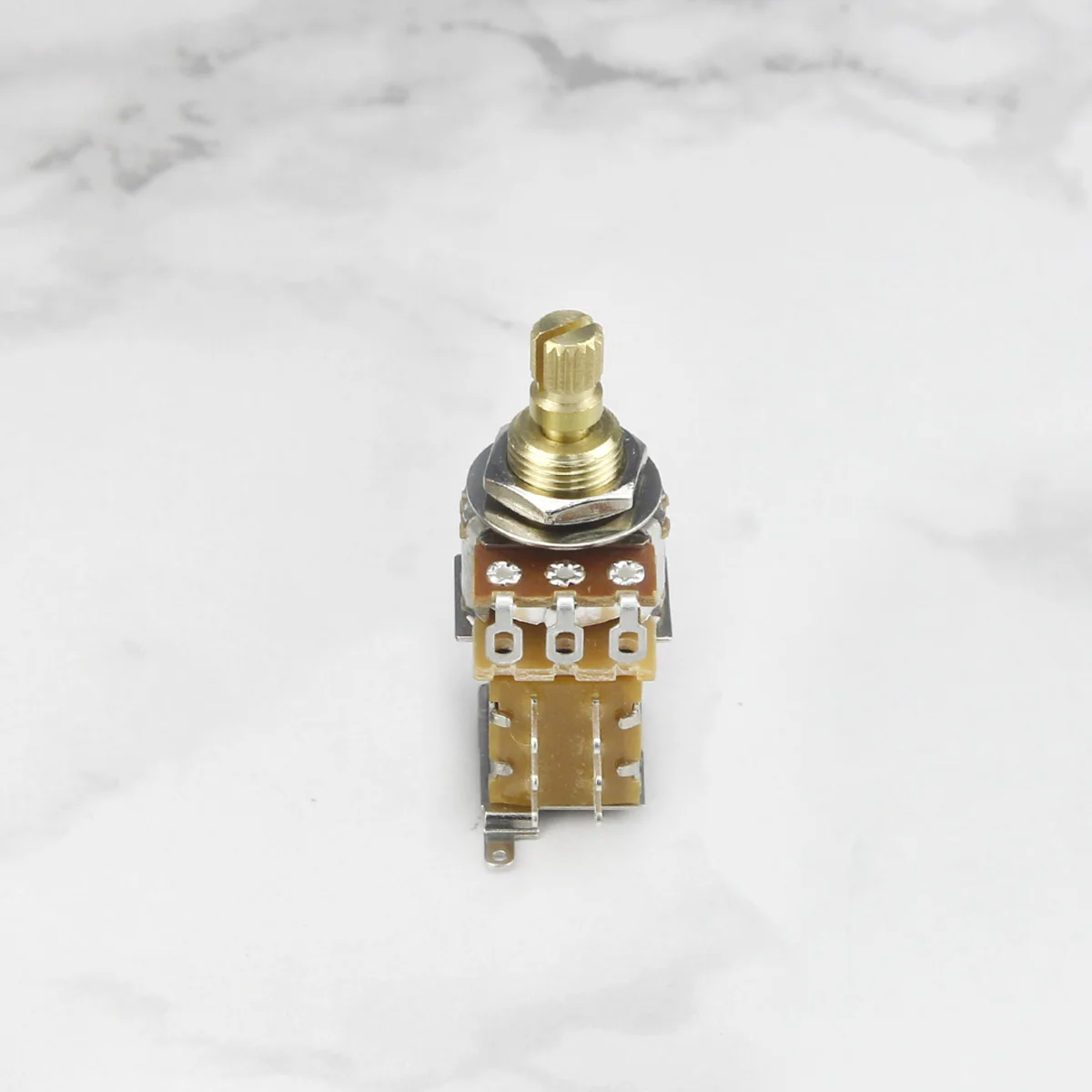 FLEOR 2PCS Short Shaft Push Push Potentiometers 250K /500K for Guitar Accessories (Don\'t Pull Anymore)