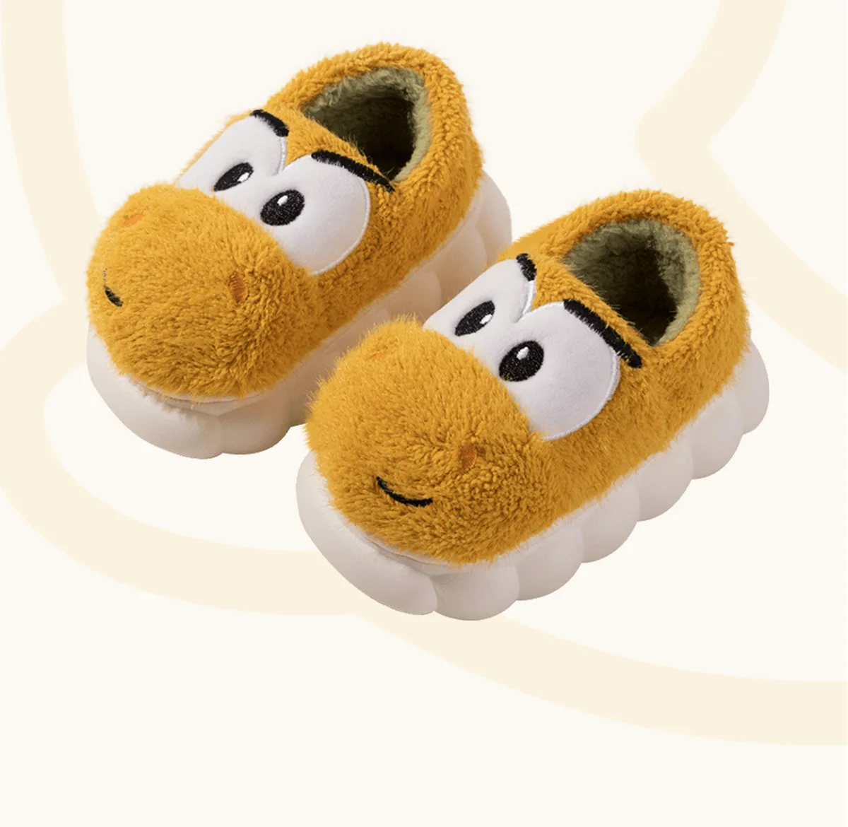 Kinder Baumwolle Schuhe Winter Mode Wärme Cartoon Plüsch Warme Schuhe Nette Baby Weiche Sohlen Anti Slip Indoor Haus Hausschuhe – Detail 3