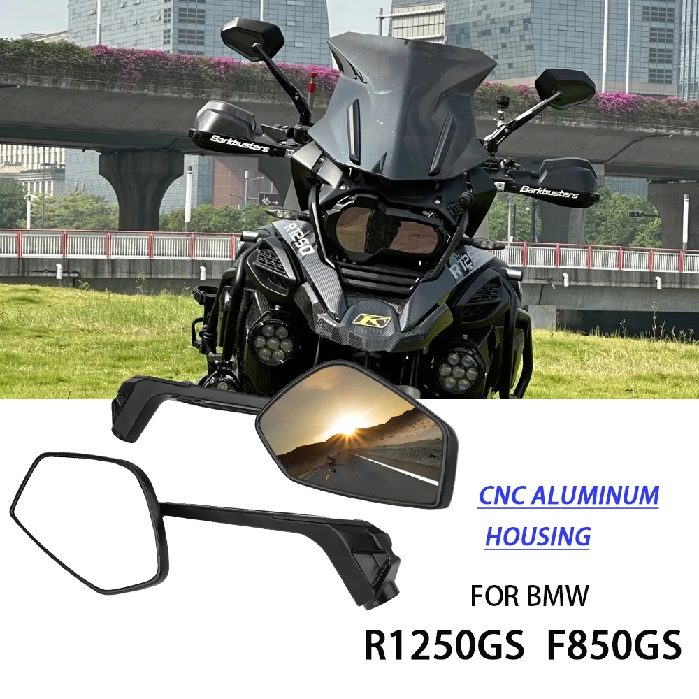 

Motorcycle NEW R1250 GS Accessories Side Rear View Mirror 2023 Rearview Mirror For BMW R 1250 GS F850GS R1200GS LC ADV Adventure