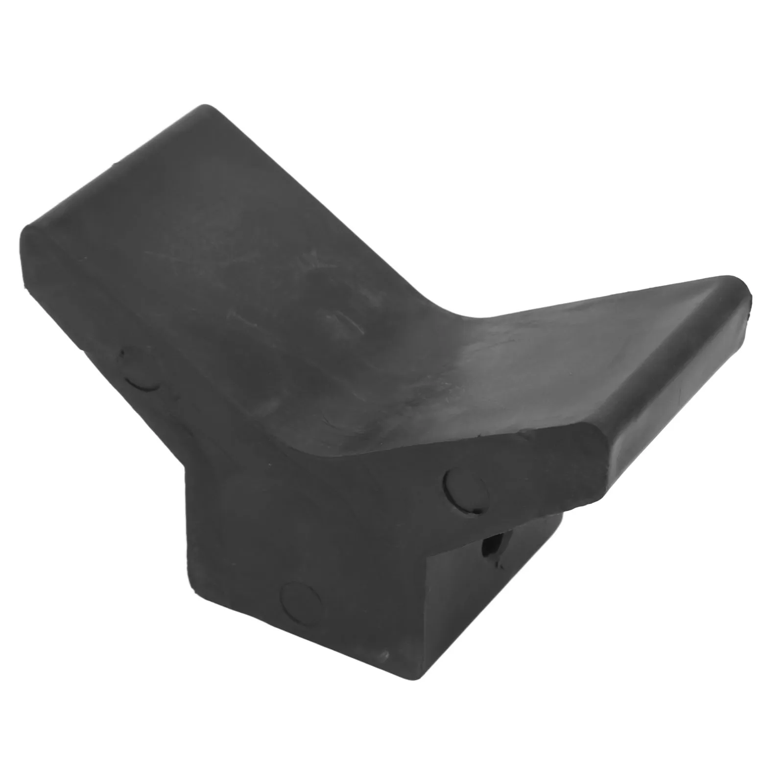 Rubber Bow Y Block Black Rubber Bow Stop for Ski Boat Fishing Boat Sailboat Trailer