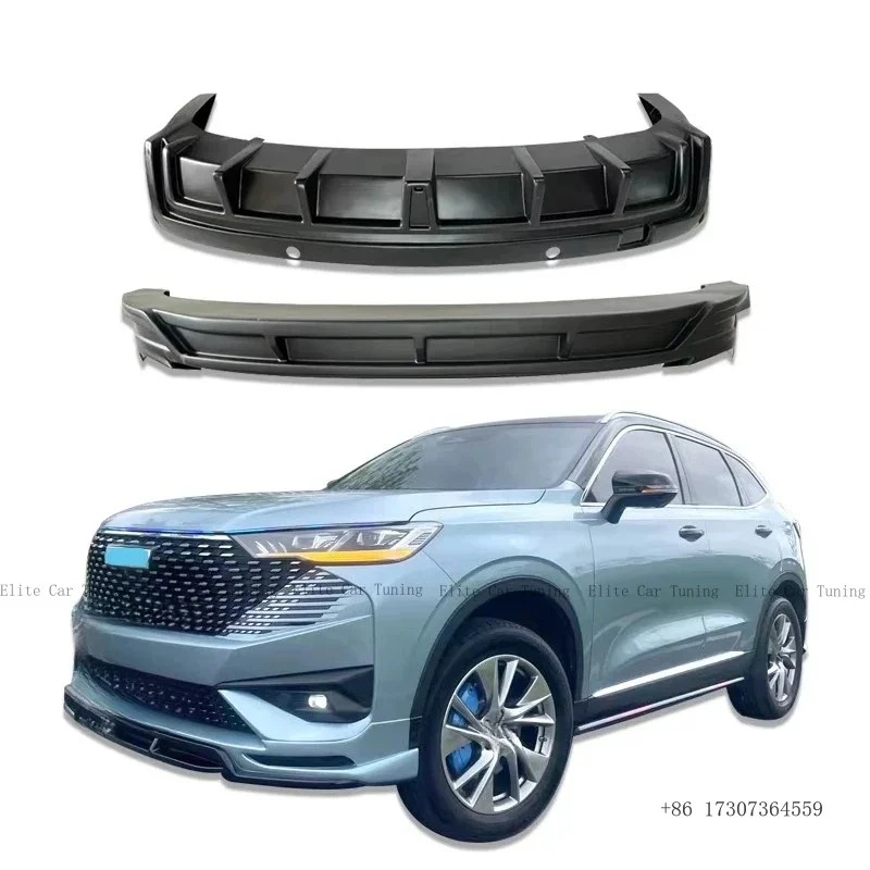 

Комплект обвесов для H6 Ultra Hybrid 2021-2023: передний и задний бамперы, диффузор, накладки из ABS-пластика, серый/черный