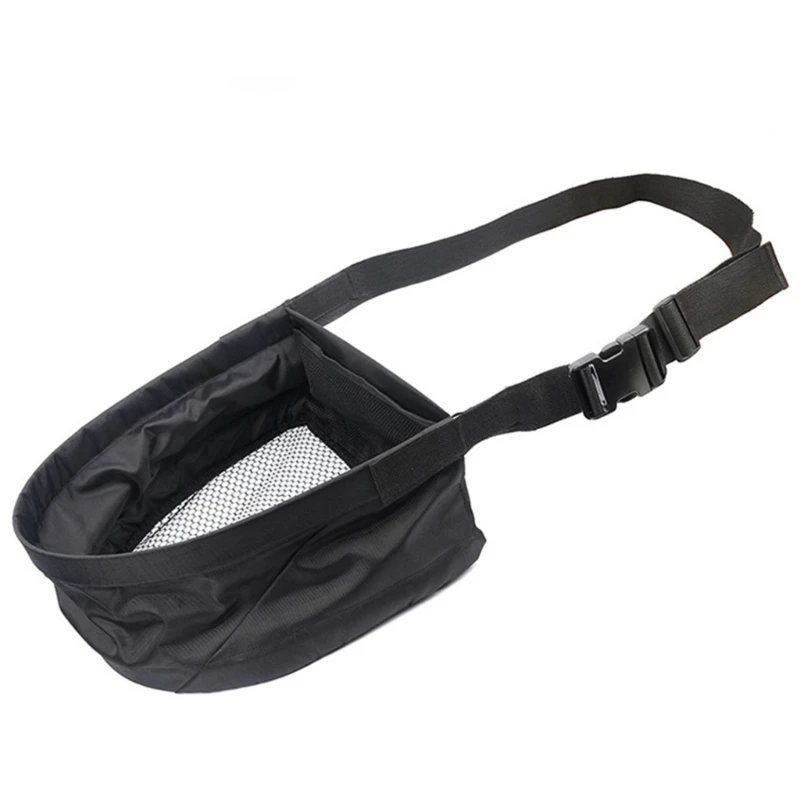 Line Casting Stripping Basket with Carry Bag Adjustable Nylon Fly Fishing Basket Waist Stripping Basket Easy to Carry