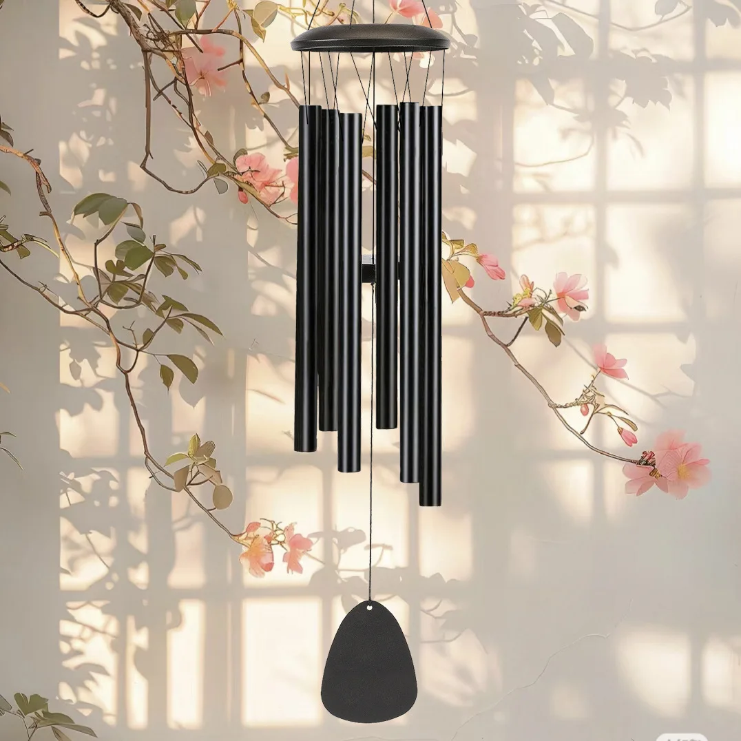 26-inch Metal Wind Chime, Musical Wind Chime, Aluminum Tube Wind Chime Gift, Outdoor Terrace Curtain Commemorative Wind Chime
