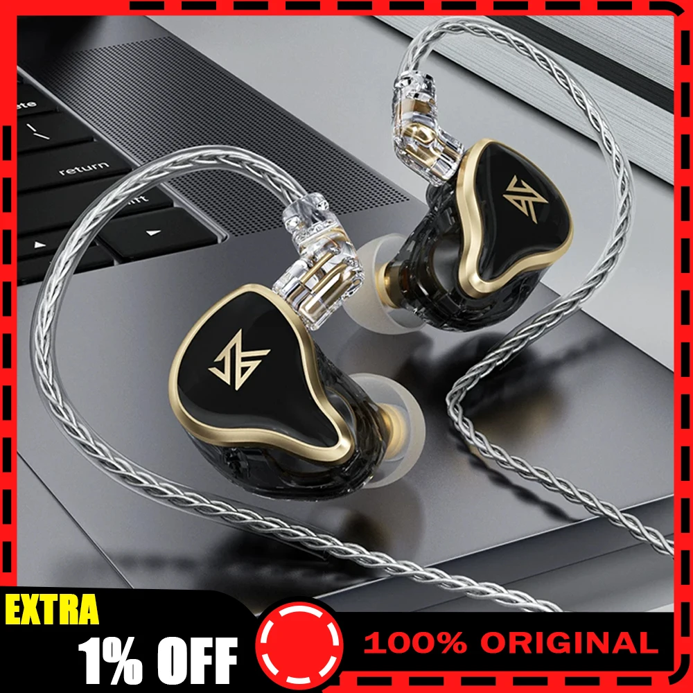 Esports Gaming Earphones - KZ ZAS Metal Kablolu Kulaklık 16