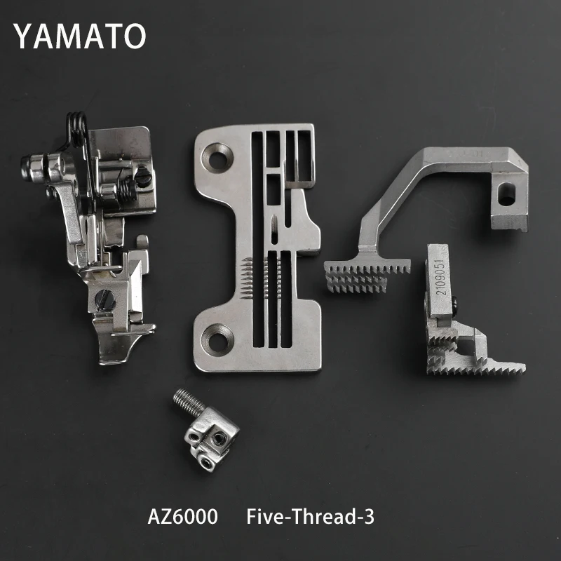 YAMATO  AZ8000 AZ6000 Overlock Sewing Machine Gauge Set   Five-Thread-3  Five-Thread-5  Six-Thread-5 Gauge Set  Plate 2108050