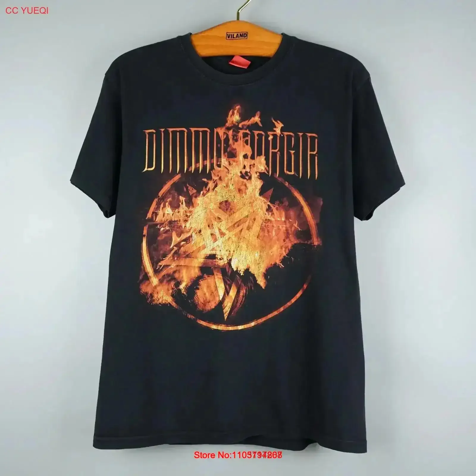 Vintage 2010 Dimmu Borgir T Shirt Washed Soft streetwear Stylish Stretched homme Slightly graphic Casual vintage Washed fashion