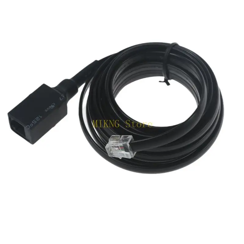 마이크 확장 케이블 6 핀 3 미터 FTM-100DR FTM-400DR FTM-400XDR 최고의 판매 용 검은 코드