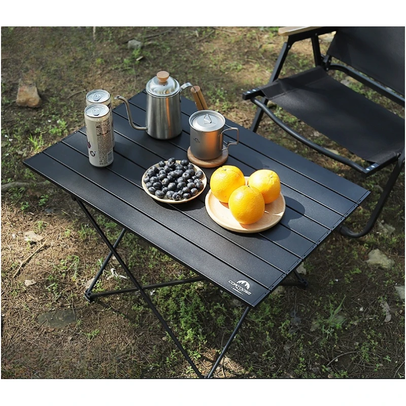 Ultralight Portable Folding Camping Table Foldable Outdoor Dinner Desk High Strength Aluminum Alloy For Garden Party Picnic BBQ