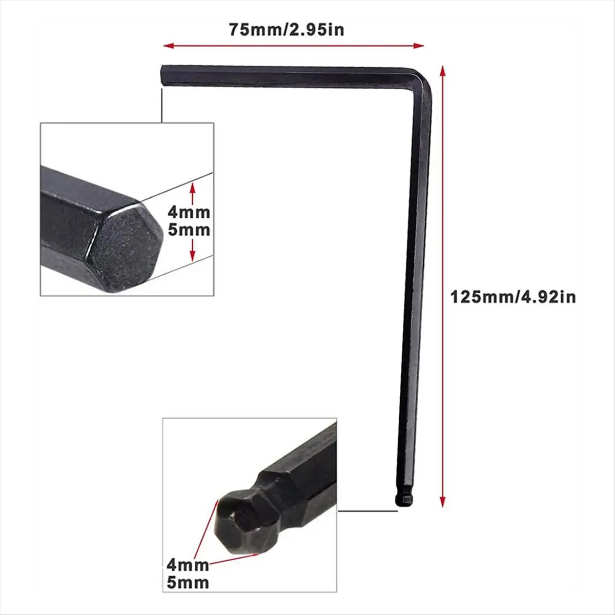 SALE AA63 13pcs L Shaped Hex Hexagon Key Hex Guitar Neck Truss Rod Adjustment Wrench Screwdriver Tool Kit for Beginners