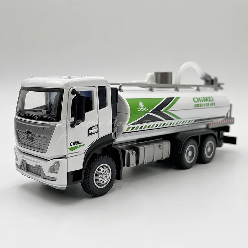 

1:32 Diecast Metal Model Toy Plants Sprinkler Truck Miniature Replica Pull Back With Sound & Light