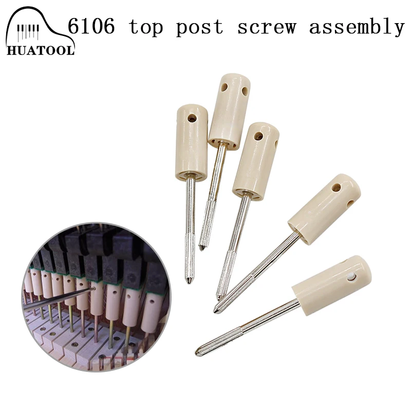 HUATOOL 1pc piano tuning tools Percussion machine accessories 6106 Top post screw assembly plastic spare parts