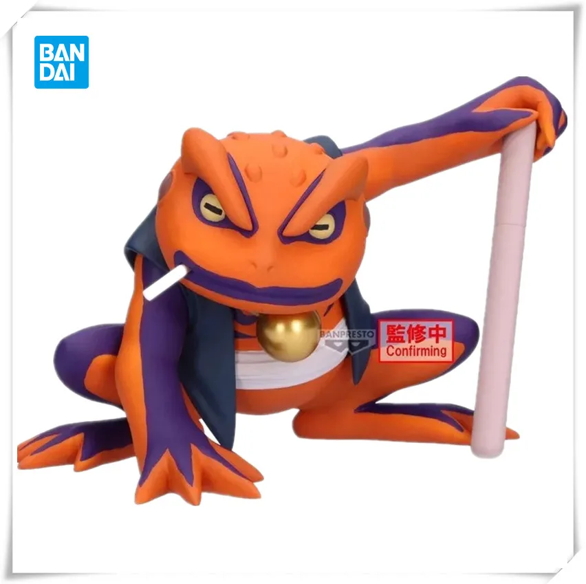 

Bandai Original Banpresto Anime Naruto Shippuuden Gamakichi PVC Action Figure Collectible Model Toy Gifts