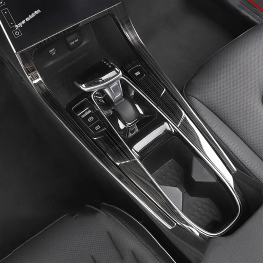 

Central Control Instrument Panel Decor Sticker Dashboard AC Cover Trim Stainless Steel For Hyundai Creta 2020 - 2022 Interior