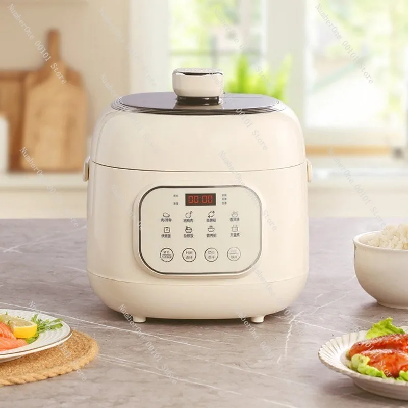 Smart Home Titanium Pot Electric Pressure Cooker 0 Coating Inner Pot Antibacterial Rice Cooker Multi Function Programmable