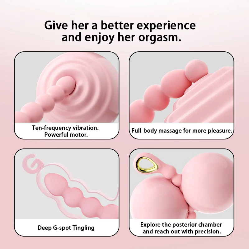 الشرج هزاز الشرج الجنس المكونات الجنس لعب سيليكون الخرز هزاز الشرج الجنس النساء الجنس لعب 10 تردد تهتز g-بقعة النشوة الجنسية #3