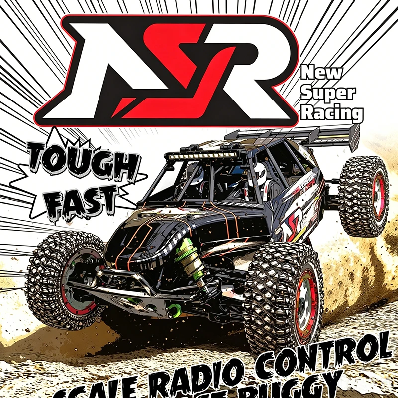 NSR 1:5 RC Desert Car Super Large Professional Racing Car 4WD Brushless Remote Control Climbing Car RTR for Adult