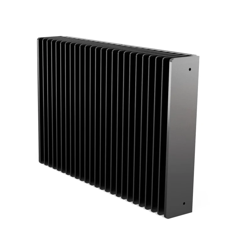 W300mm×D50mm×H200mm Hifi DIY Radiator CNC Aluminum Heat Sink For Power Amplifier Chassis Audio Case Use For Heat Dissipation