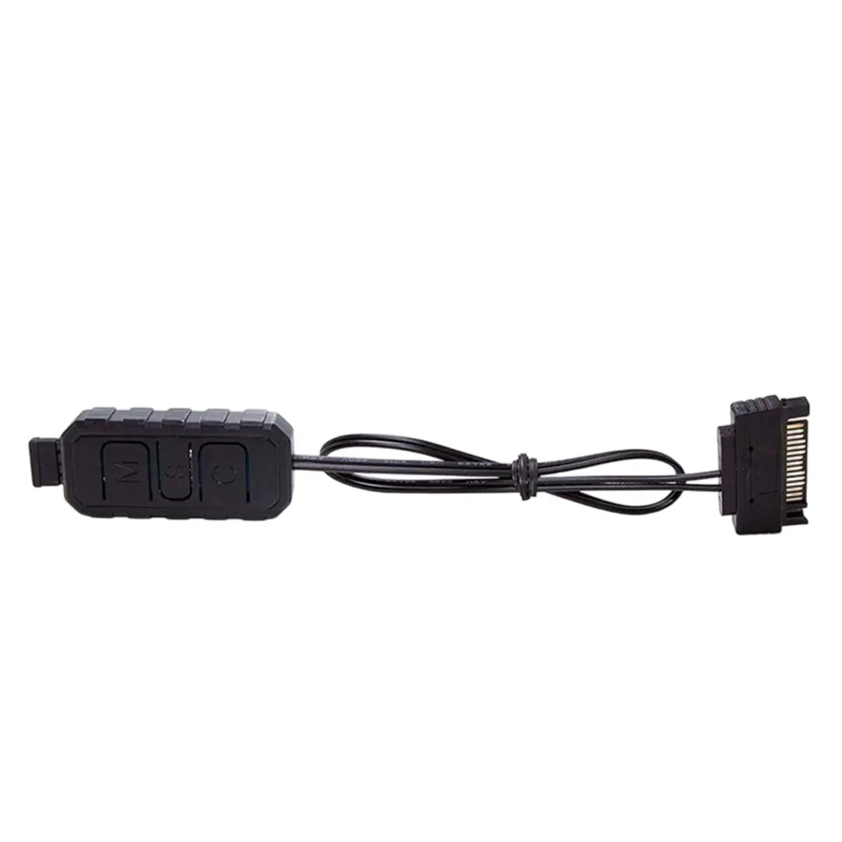 B21B ARGB Controller to SATA RGB Remote Mini Controller Adapter RGB Remote Controller for PC Fan Cooling Fan Light Strip