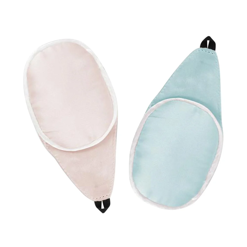 

2 Pcs Glasses Cover Cloth One Eye Eyeglasses Silk Patches Single Strabismus Covers Care Amblyopia Correction