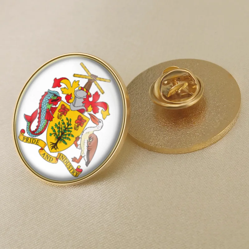 Barbados Flag Lapel Pins Badges