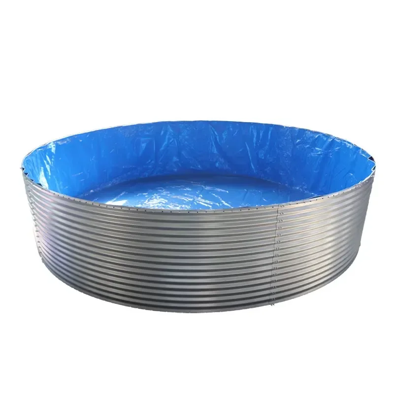for Galvanized Tarpaulin for Shrimp Farming Aquaculture Equipment Fish Pond Liner Tank Cover Waterproof Durable Outdoor