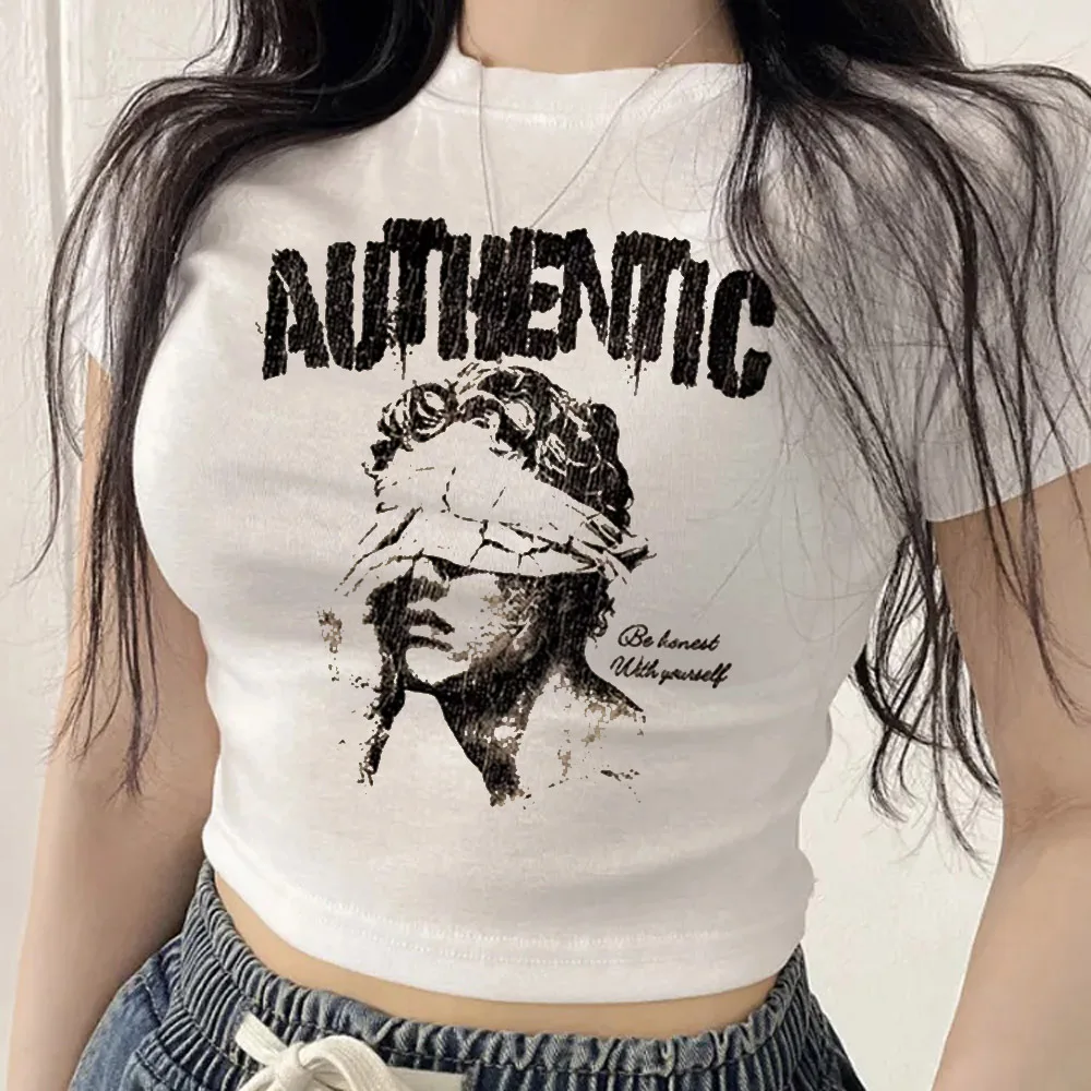 Harajuku crop top shoujo anime scene  manga t shirt cute scene  jojifuku anime gothic