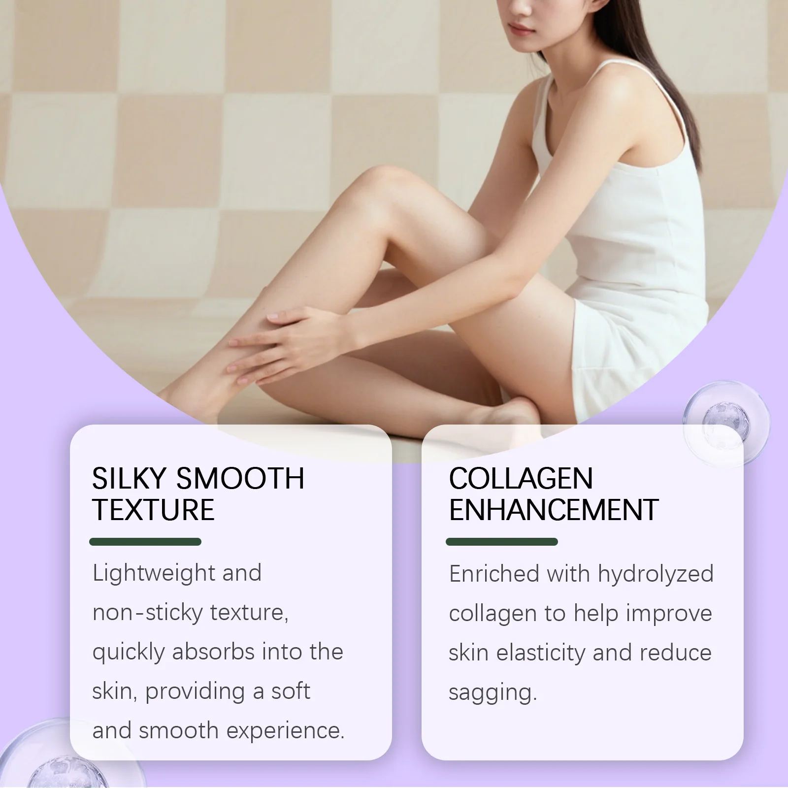 PDRN Multi Peptide Body Cream With Massager |Deep Moisturize Firm Lifting Skin Suitable For All Skin Types Korean Body Skin Care