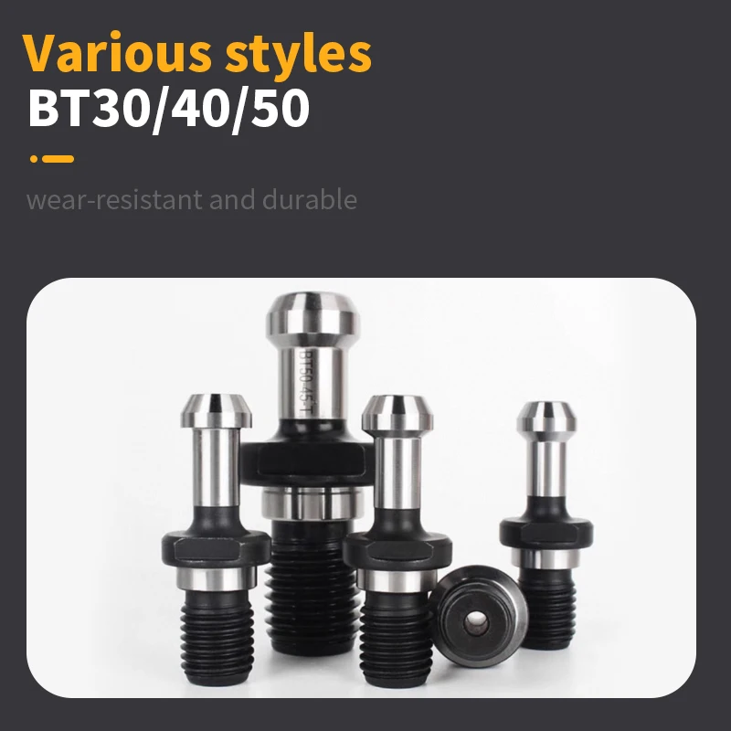 Kerseo BT30 High precision Pull Stud CNC Milling Tool Holder Retention Knob 45° 60° 90° pulling nails