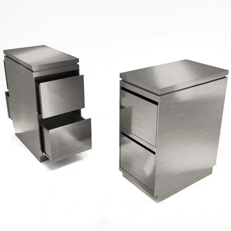 

Stainless steel barbershop cabinet hair salon special anti-fingerprint storage locker