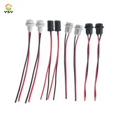2pcs T10 W5W Car Wedge Light Bulb Socket Connector Holder Extension LED Lamp Bulb Base Holder for Car Truck Boat