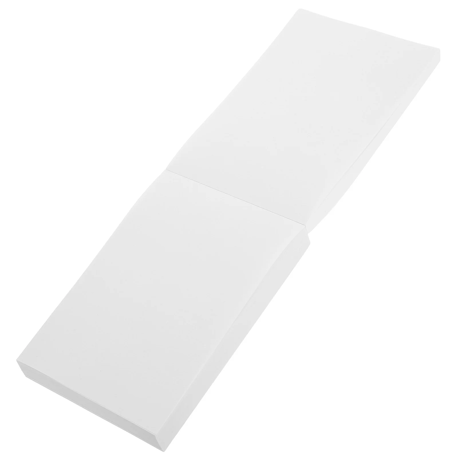 Imagem -03 - White Plain Note Pads Notebook em Branco Linhas Projecto Conveniente Memo Office Portable Livros