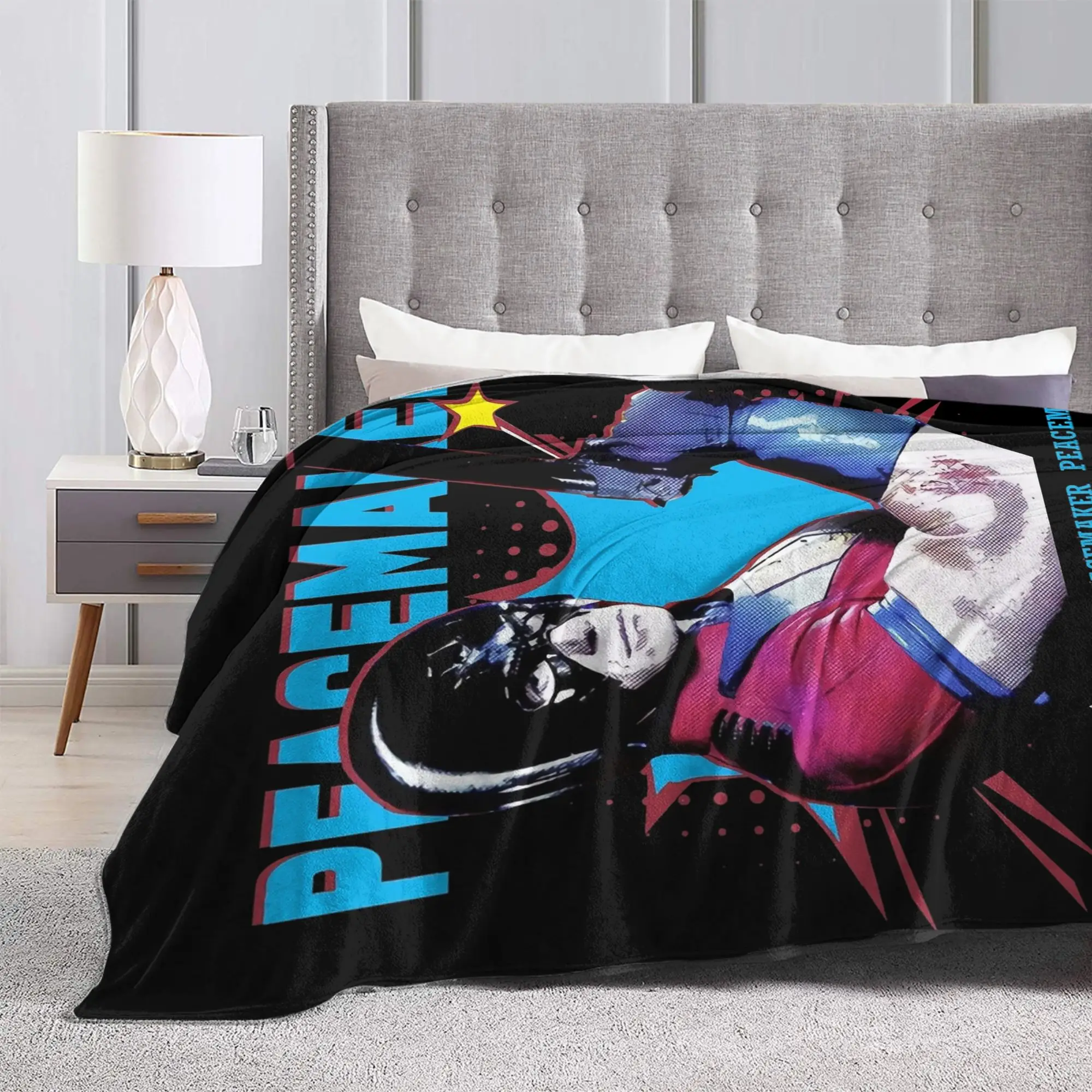 Vigilante Peacemaker يقتبس بطانية فائقة النعومة من الفلانيل هدية جديدة رمي البطانيات المفارش #6