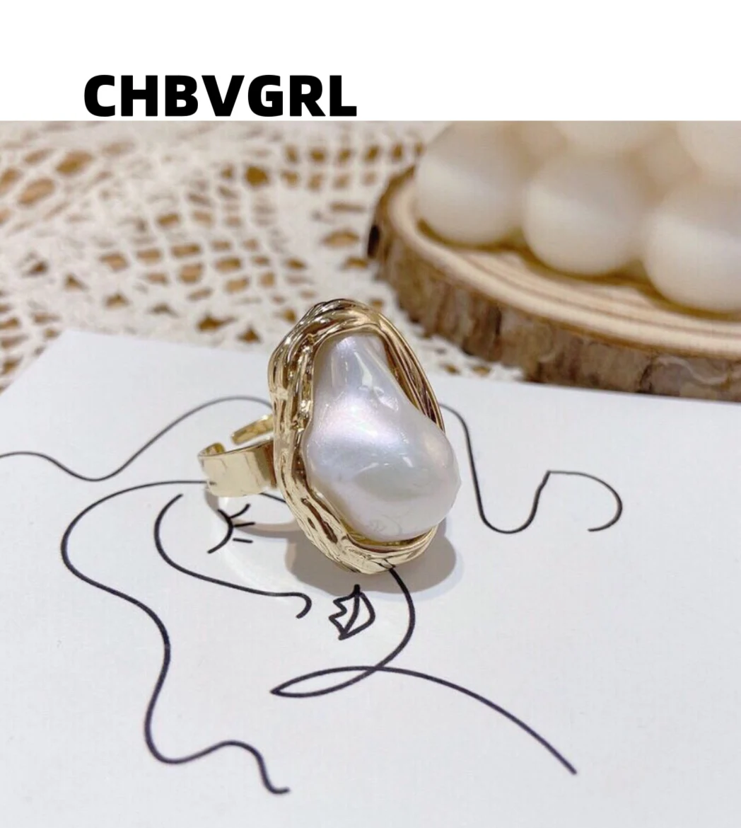 

Hot sale in Europe and America temperament geometric irregular ring fashion ring temperament literary handmade women's ring
