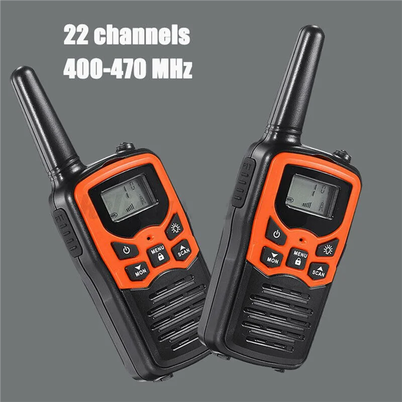 

【Hot Cake】8Pcs Handheld Walkie Talkie Radio 22 Channels Set 10 Km Uhf 400-470 Mhz Dual Band Long Range Communication Transceiver