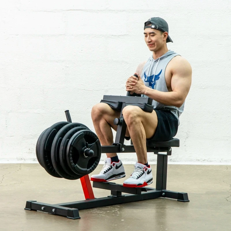 Indoor‑Gym‑Training‑Equipment Seated Calf Raise Trainer with Thick Foam Padding for Daily Lower Leg Strength Workout Work