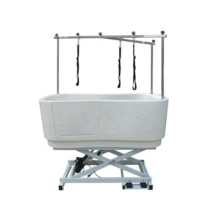 

Pet Shop Salon Bathing Tub Cat Dog Spa Washing Station Plastic Electric Lifting Cleaning Puppy Pet Grooming Bathtub
