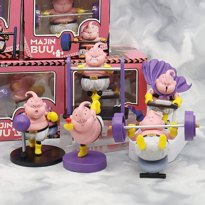 Dragon Ball Majin Buu figurka Anime peryferia lalka z Pvc zabawki kreskówkowe ozdoby modelowe mięśniowe słodkie prezent urodzinowy dla dzieci gorące