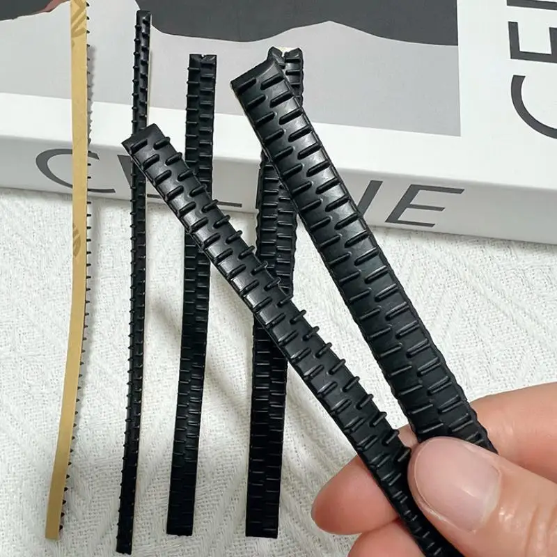 5 Stück Rutschfeste Silikon-Stirnbänder mit Selbstklebender Rückseite, DIY-Haarstyling-Zubehör für Bühnenauftritte – Detail 7