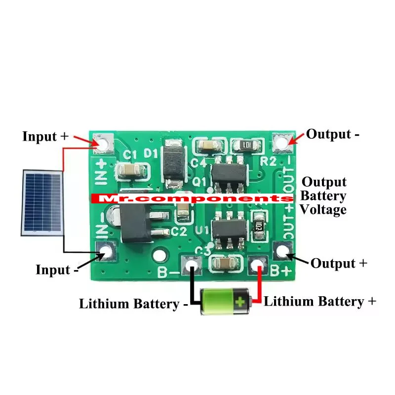 1pc Micropower Nano-Energy Harvester Low-Light Solar Harvesting Module Indoor 3.7V Lithium Battery Charging Board New