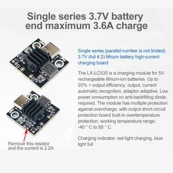 5V Charge Discharge Integrated Module 18650 Lithium Battery Charging Boost Power Board Step-up Charge Protection Module Type-C