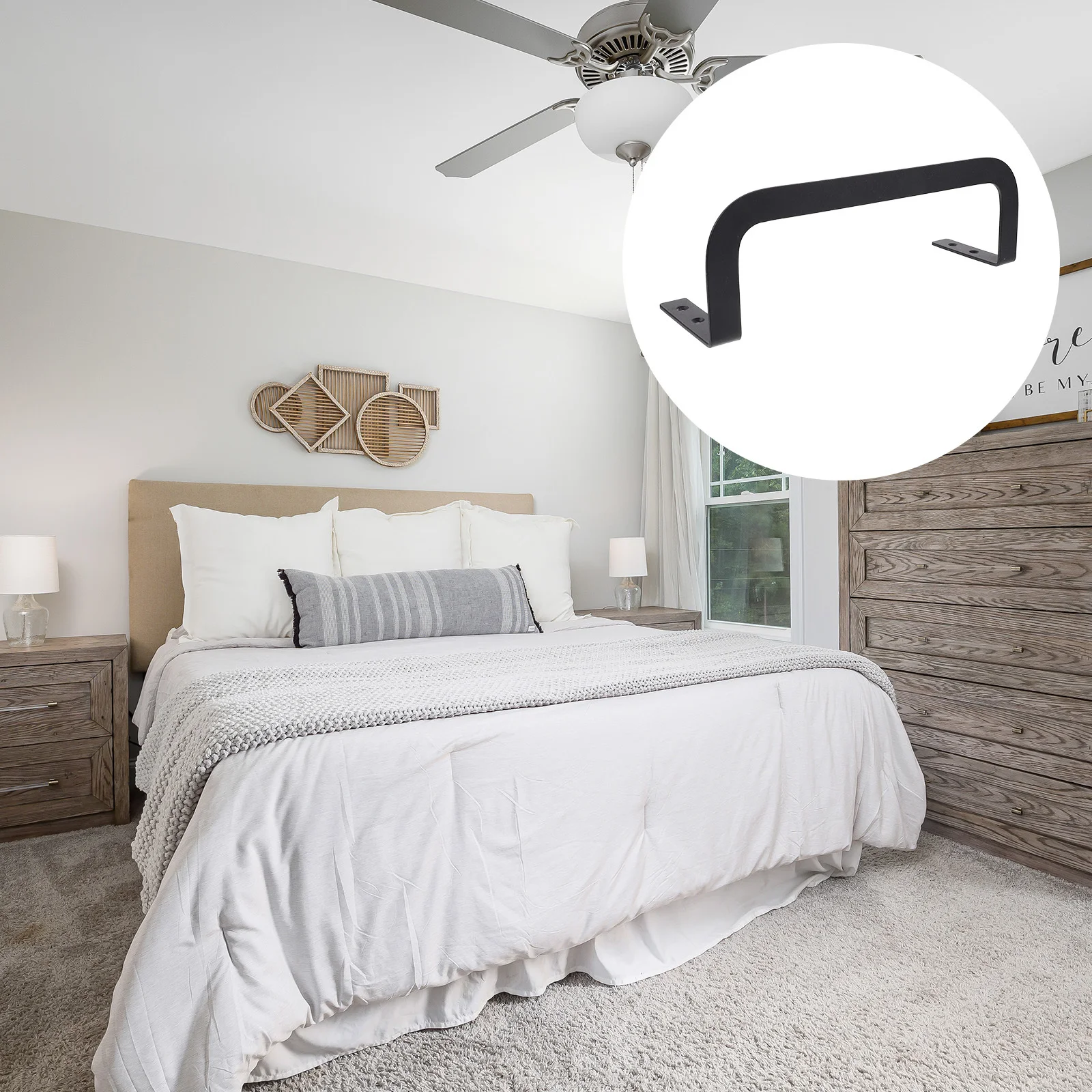 Mattress Retainer Bar Metal Nonslip Gripper Prevent Sliding Strong Useful Bed Frame Support Mattress Retainer Bar