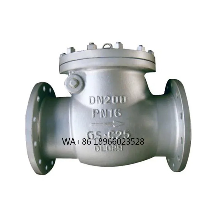 SWING CHECK VALVES DIN PN 16 - 25 - 40 CAST STEEL FLANGED BUTT WELD CONNECTION CHECK VALVE