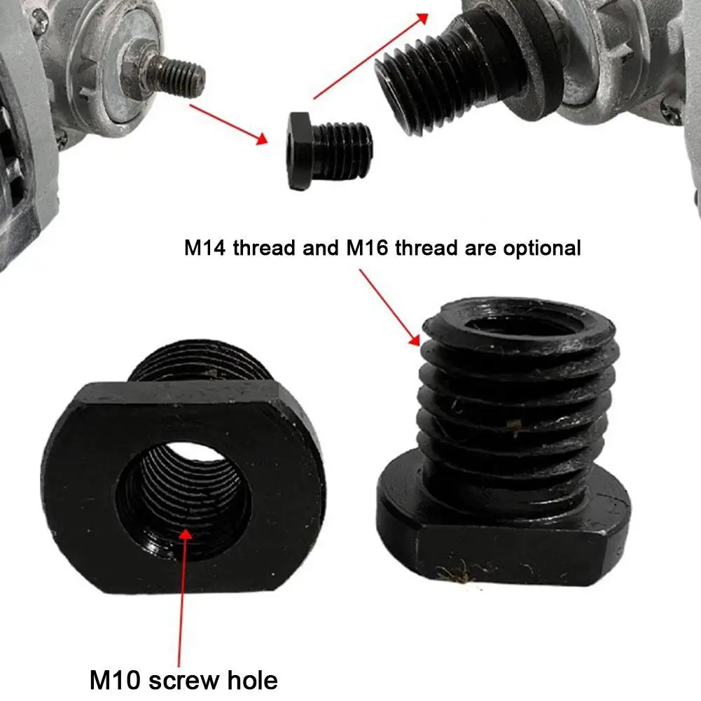 M10 To M14/M16 Angle Grinder Converter Connector Adapte Power Interface Grinder Accessories Tool Connector Angle L1Y7