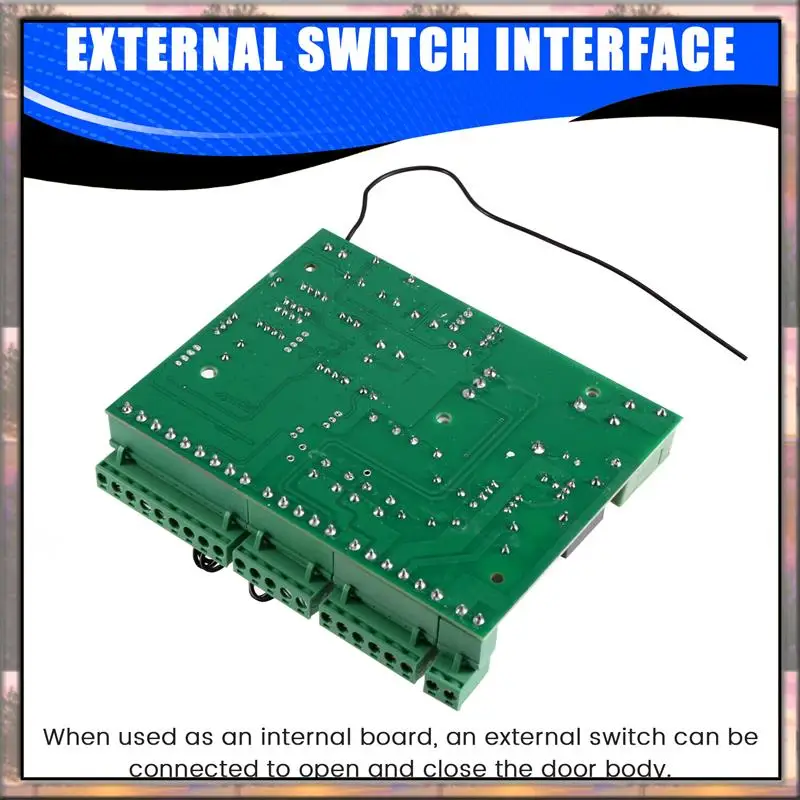

BAAZ HOT 220V Sliding Door Motor Controller Receiver Development Board Remote Control Opening Code Rolling Code Controller