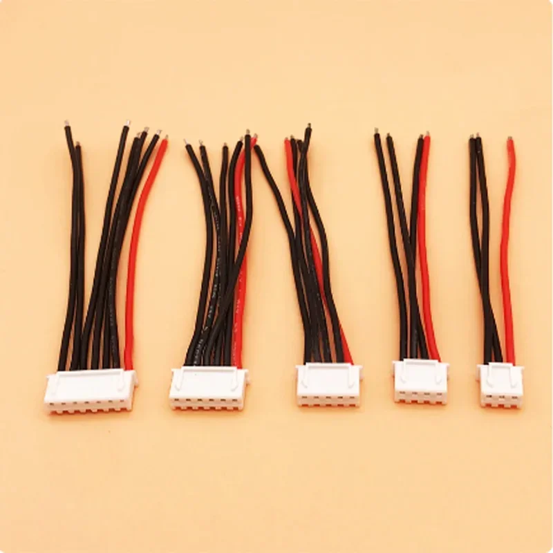 10cm 10pcs/lot 1s/2s/3s/4s/5s/6s/8s Lipo Battery Balance Charger Cable For Rc Imax B6 B8 Connector Plug Balanced Charging Line