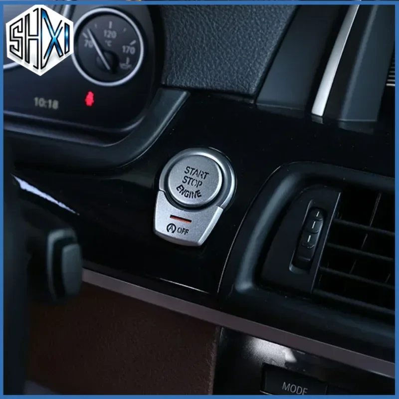 Aluminium Alloy Car Ignition Switch Engine Start Stop Button OFF Switch Cover Trim For BMW 1 2 3 4 5 6 7 Series X1 X3 X4 X5 X6